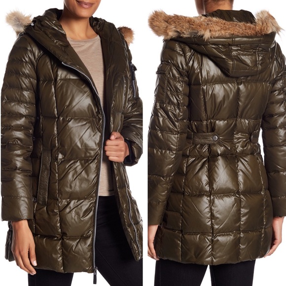 Coyote Fur Trim Hood Coat 